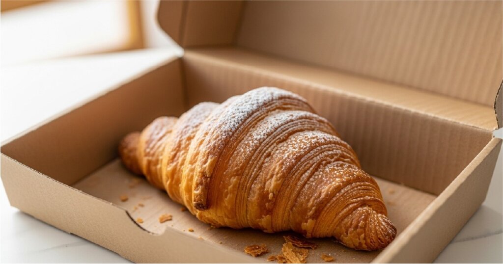 مخبوزات طازجة الكويت – كرواسان زبدة شهي وقهوة لخدمة الفطور
