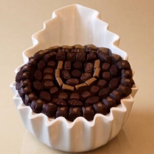 فازة حلو قهوة F 19295